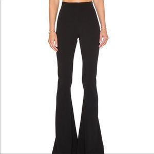 Show Me Your Mumu Black Suede Bam Bam Bells 36”